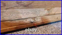 US Air Force Wooden Hand Carved Command Pilot Wings USAF Award Badge Emblem