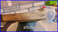 US Air Force Wooden Hand Carved Command Pilot Wings USAF Award Badge Emblem