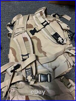 US Army Air Force Tri-color Desert FLC Assault Pack Molle Pouches Lot LN RARE