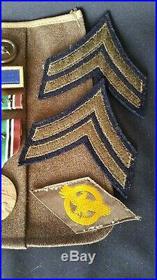 US MILITARIA WW2 US 8th Army Air Force AAF Lot with Theater-Made Bullion Insignia