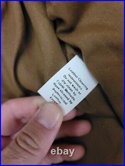 US Military Avirex Type A-2 Brown Leather AF Flight Bomber Jacket 42R Used Nice