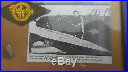 US WW2 Army Air Force Pilot Grouping 365th Fighter Group 387th Fighter Squadron