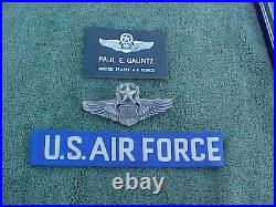 U. S. AIR FORCE Vintage Group of Items from late Capt. Paul E. Gauntz Vietnam era