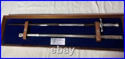 U. S. Air Force Academy Commemorative Sword And Scabbard With Display Case
