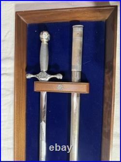 U. S. Air Force Academy Commemorative Sword And Scabbard With Display Case