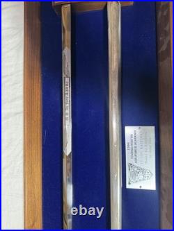 U. S. Air Force Academy Commemorative Sword And Scabbard With Display Case
