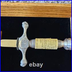 U. S. Air Force Academy Commemorative Sword And Scabbard With Display Case