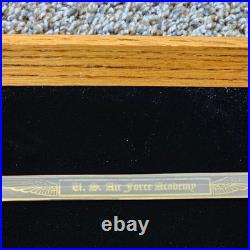 U. S. Air Force Academy Commemorative Sword And Scabbard With Display Case
