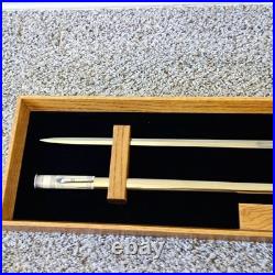 U. S. Air Force Academy Commemorative Sword And Scabbard With Display Case