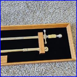 U. S. Air Force Academy Commemorative Sword And Scabbard With Display Case