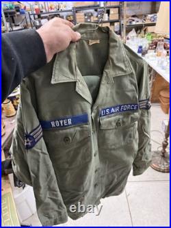 U. S. Air Force Military Shirt and Sergeant Insignia with pants