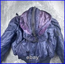 U. S. Air Force N2A Flyers Bomber Jacket XL Vintage Heavy Hooded Parka 50s