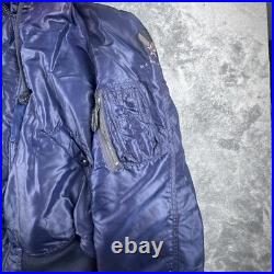 U. S. Air Force N2A Flyers Bomber Jacket XL Vintage Heavy Hooded Parka 50s