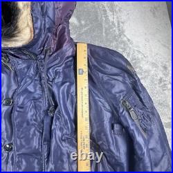 U. S. Air Force N2A Flyers Bomber Jacket XL Vintage Heavy Hooded Parka 50s