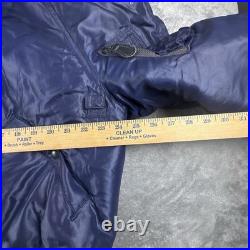 U. S. Air Force N2A Flyers Bomber Jacket XL Vintage Heavy Hooded Parka 50s