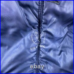 U. S. Air Force N2A Flyers Bomber Jacket XL Vintage Heavy Hooded Parka 50s