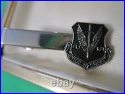 U. S. Air Force Tactical Air Command Cuff-link & Tie Bar in Original Jewelry Box