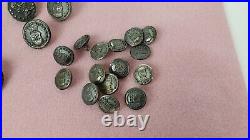 U. S. Air Force WWII Military 35 Button Mixed Size Makers Lot c1940
