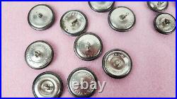 U. S. Air Force WWII Military 35 Button Mixed Size Makers Lot c1940
