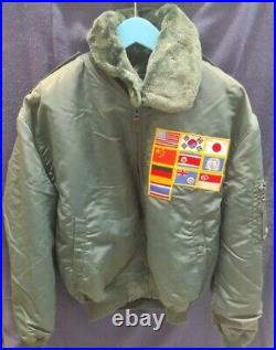 U. S. Air Force Wolf Pack 8 Fw You Can Run But Why Die Tired Flight Jacket