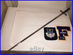U. S. United States Air Force Academy Cadet Saber / Sword with Scabbard 1966