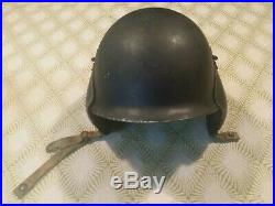 U. S. WW2 Used M3 Flyers Flak Helmet U. S. Army Air Force Pilot- Crew