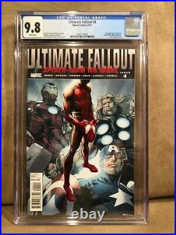 Ultimate Fallout #4 (10/11) Cgc 9.8 First Print 1st Appearance Of Miles Morales