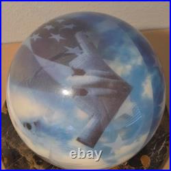 United States AIR FORCE Bowling Ball Brunswick Viz-A-Ball 8 lb. UNDRILLED NEW