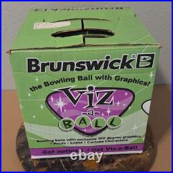 United States AIR FORCE Bowling Ball Brunswick Viz-A-Ball 8 lb. UNDRILLED NEW