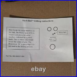 United States AIR FORCE Bowling Ball Brunswick Viz-A-Ball 8 lb. UNDRILLED NEW
