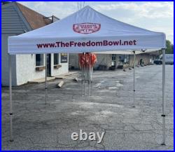 United States AIR FORCE Freedom Bowl Tent Approx. 120Long Top of Side 86 Inches