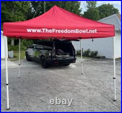 United States AIR FORCE Freedom Bowl Tent Approx. 120Long Top of Side 86 Inches