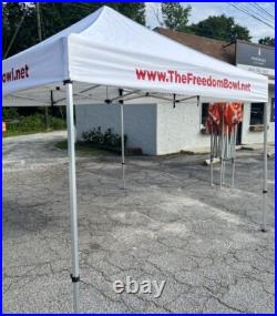 United States AIR FORCE Freedom Bowl Tent Approx. 120Long Top of Side 86 Inches