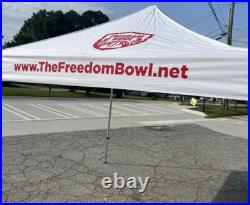 United States AIR FORCE Freedom Bowl Tent Approx. 120Long Top of Side 86 Inches