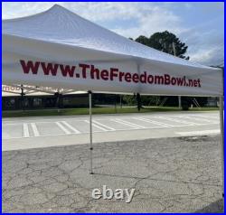 United States AIR FORCE Freedom Bowl Tent Approx. 120Long Top of Side 86 Inches