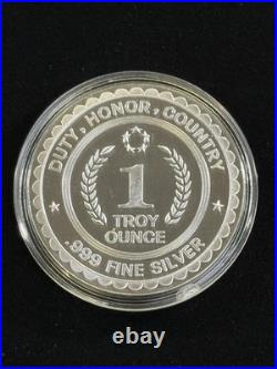 United States Air Force 1oz. 999 Silver Round Colorized Item #325