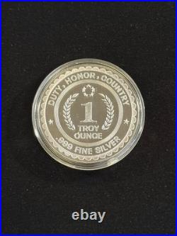 United States Air Force 1oz. 999 Silver Round Colorized Item #325
