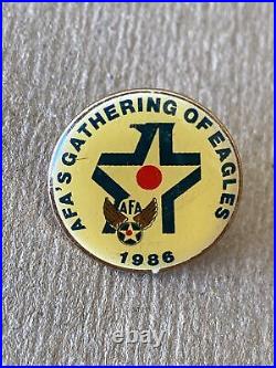 United States Air Force Afa's Gathering Of Eagles 1986 Pin Button Pinback