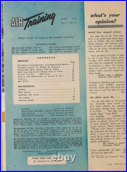 United States Air Force Air Training Publication June 1955 VINTAGE VERY RARE