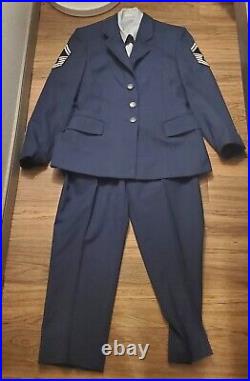 United States Air Force Airforce Women's Blue Dress Uniform DSCP Peckham