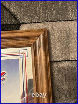 United States Air Force Budweiser Beer Mirror Bar Sign