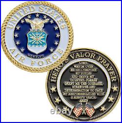 United States Air Force Challenge Coin Prayer 1-Pack (One Coin)