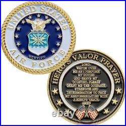United States Air Force Challenge Coin Prayer 1-Pack (One Coin)