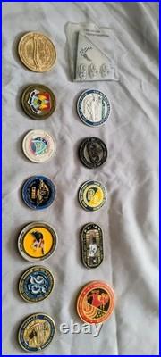United States Air Force Challenge Coins & Pins with Display Box Militaria