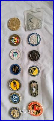 United States Air Force Challenge Coins & Pins with Display Box Militaria