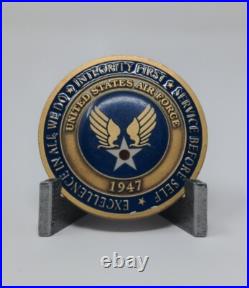 United States Air Force Core Values Challenge Coin Integrity Service 409
