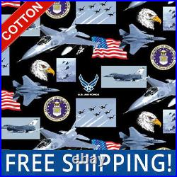 United States Air Force Cotton Fabric $$ Buy More Save More $$ #1220