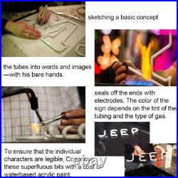 United States Air Force Neon Light Sign Lamp With HD Vivid Printing 24x24