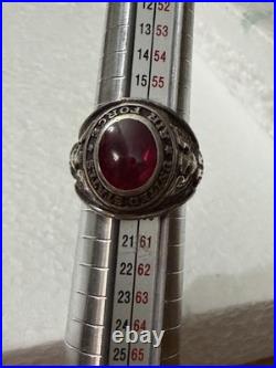 United States Air Force Ring Men's WORLD WAR II Vintage Sterling Silver Sz 8.5