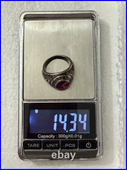 United States Air Force Ring Men's WORLD WAR II Vintage Sterling Silver Sz 8.5